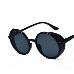 Steampunk Tinted Sunglasses, Y2K Retro Light Sensitive Glasses