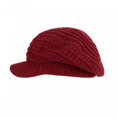 Women's Solid Knitted Beret Vintage Warm Beret Hat