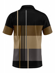 Men's Casual Short Sleeve 1 4 Button Shirt Fitness Training