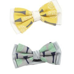 Tree Print Bow Tie Necktie Casual Pre-tied Shirt Tie For Women