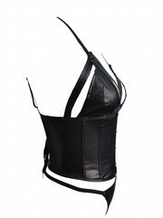 Strapless Cami Corset Bustier Lace Up Body Shaper Women's Lingerie