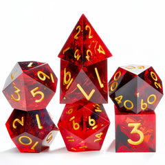 7pcs Resin Polyhedral Dice Set for RPG Board Game