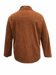Corduroy Button Up Blazer