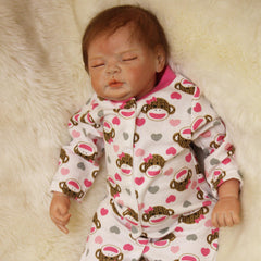 Real Reborn Toddler Doll with Rooted Hair Soft Touch Feeling Newborn Toy