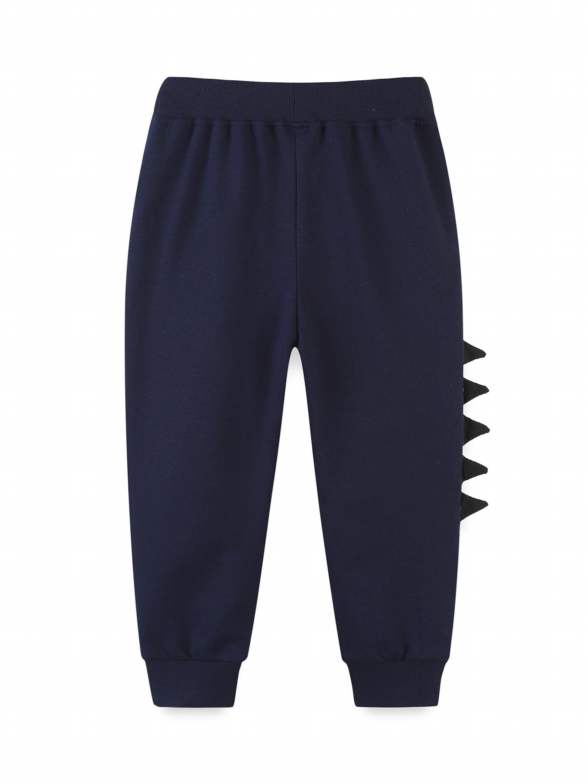Dinosaur Print Kids Sweatpants Boys Jogger Sports Pants