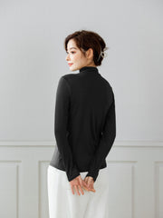 Warm and Cozy Mock Neck Thermal Top