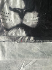 Men's Lion Graphic Tee for Summer Outdoor Activities