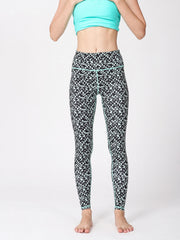 Geometric Printed Leggings Sports Fitness Yoga Running Trousers