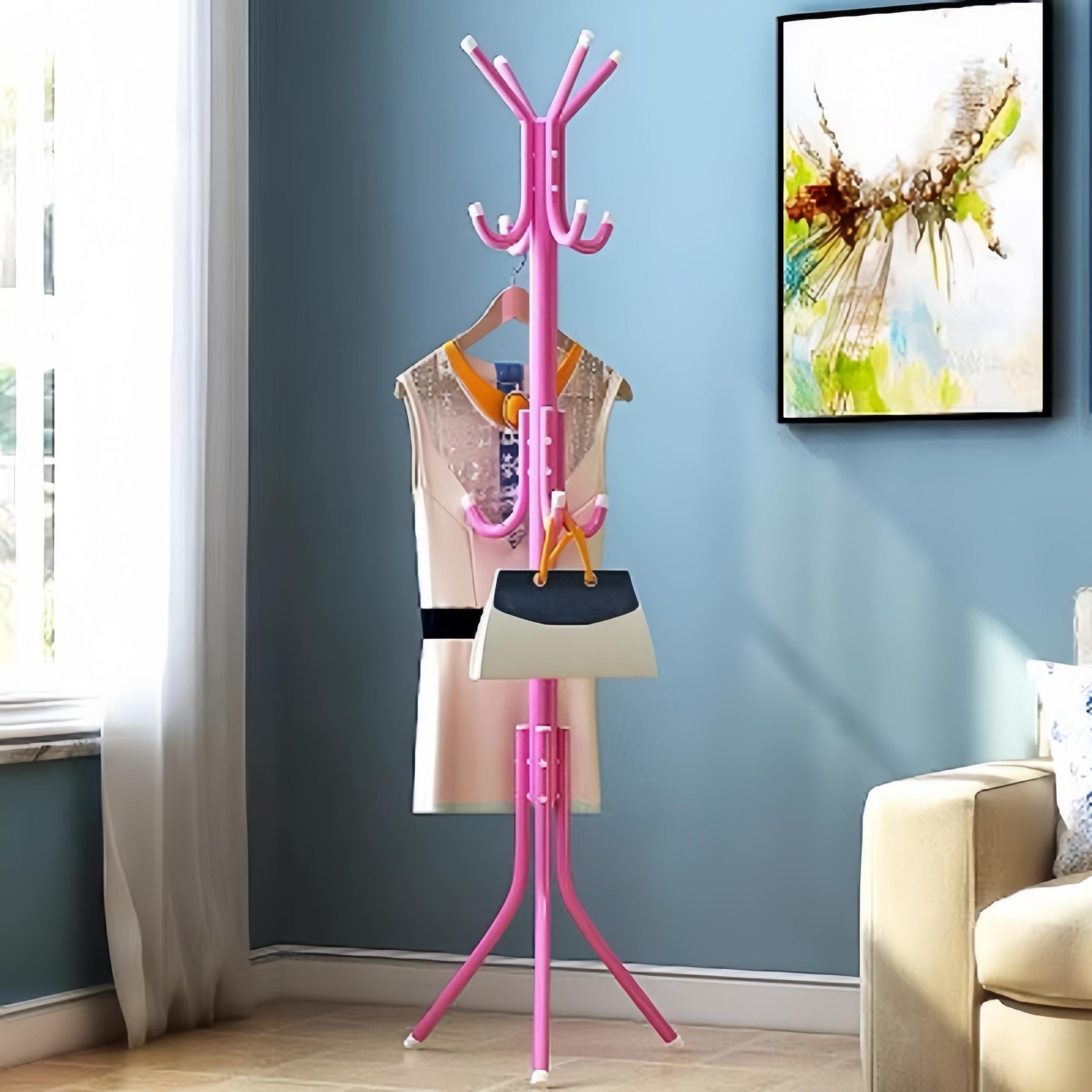 Metal Clothes Stand Coat Rack Durable Standing Clothes Rack