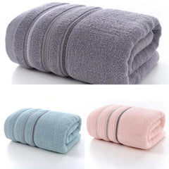 Soft Absorbent Cotton Bath Towel - 27.5x55.1