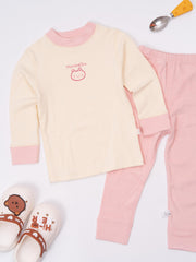 Toddler Cat Pajamas Long Sleeve Top & Pants Set Girl's Loungewear