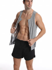Men's Sauna Vest Workout Sweat Tank Top Waist Trainer Compression Vest