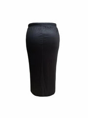 Women's Plus Letter Print Top & Skirt Set
