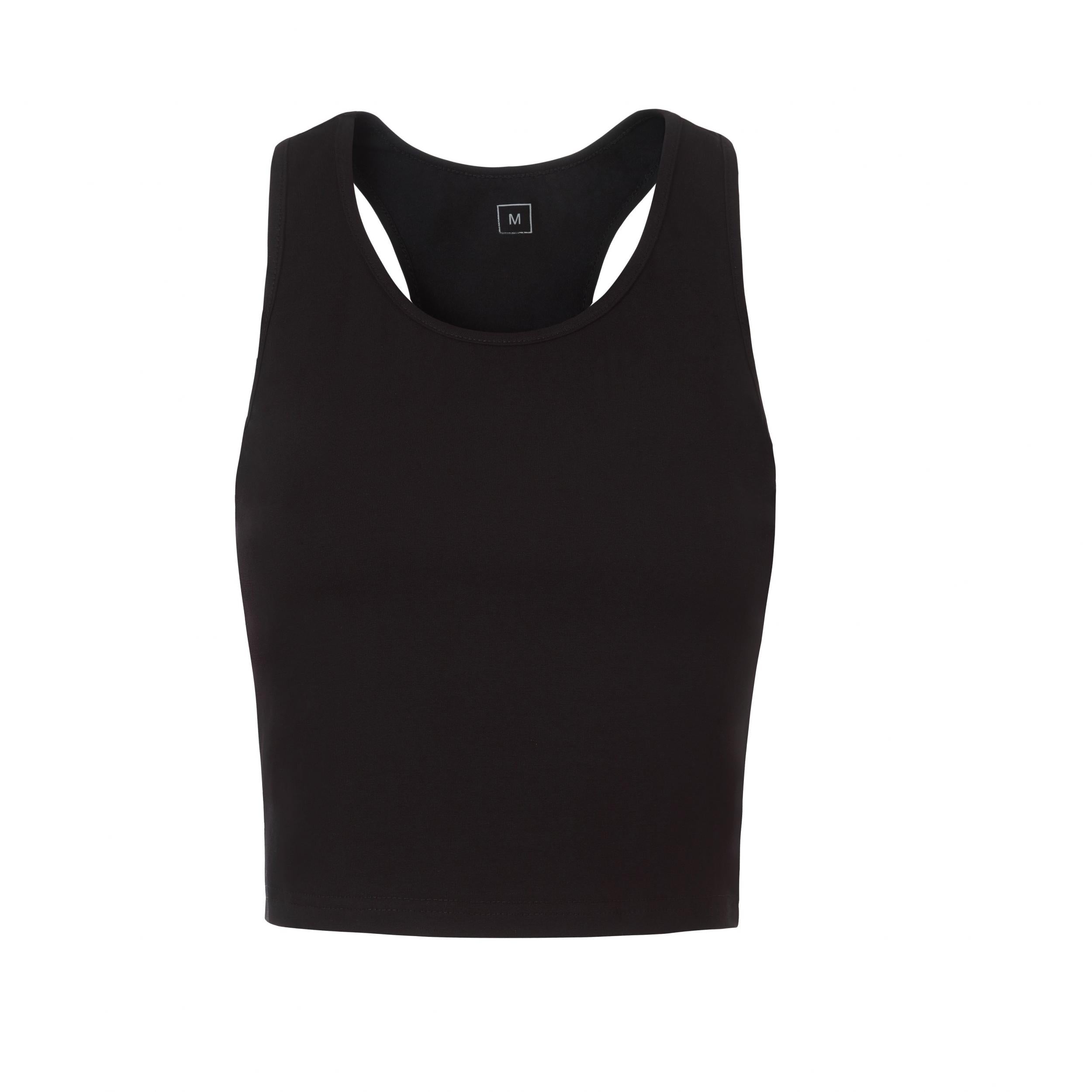 Solid Crew Neck Tank Top Sleeveless Racerback Top for Summer