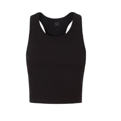 Solid Crew Neck Tank Top Sleeveless Racerback Top for Summer
