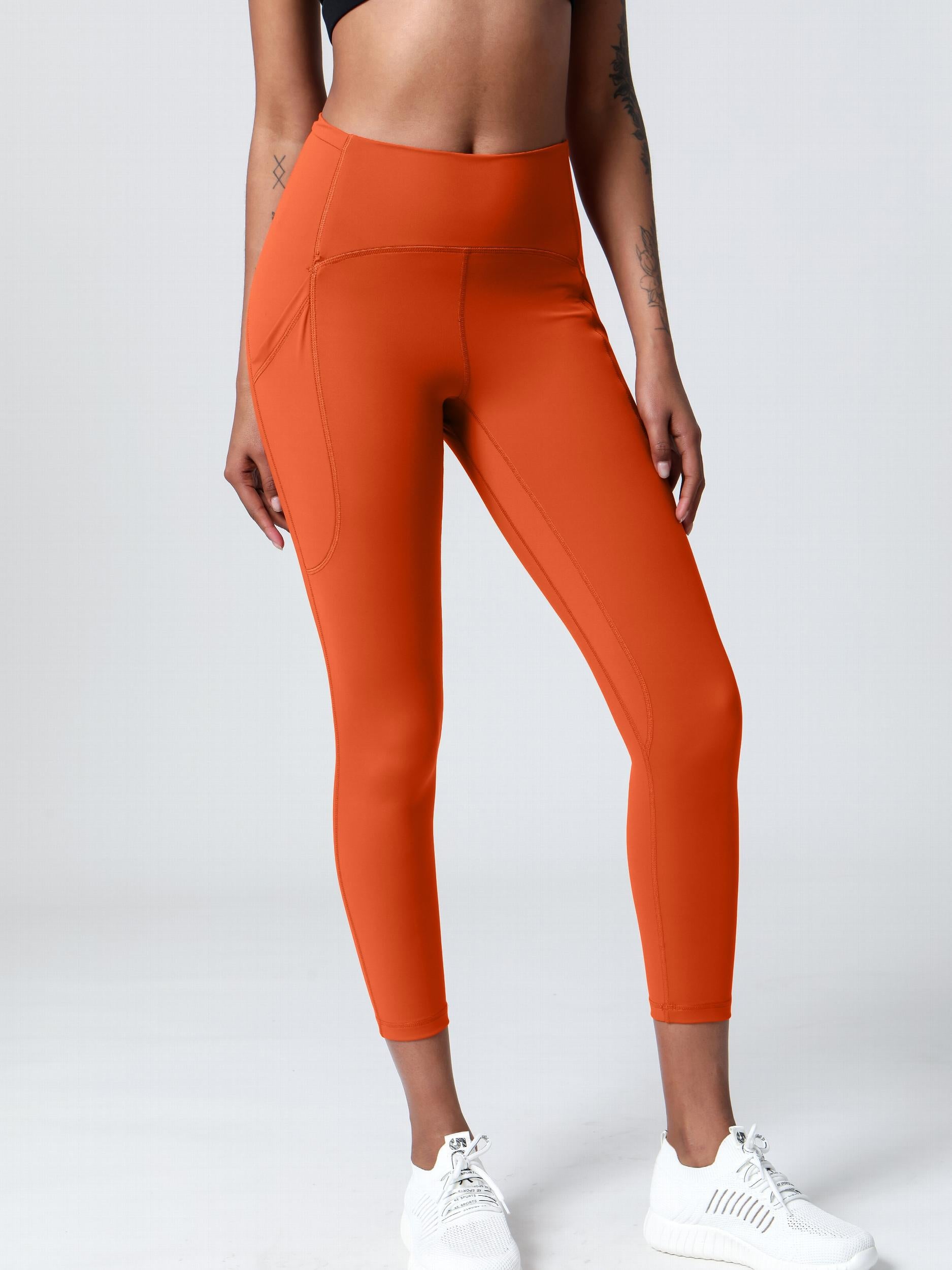 High Waist Yoga Pants Pocket Butt Lifting Leggings