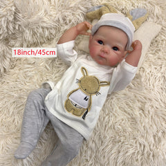 Reborn Baby Bettie Boy Doll Full Vinyl Body Charming Eyes