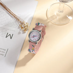 Pink Unicorn Casual Watch for Kids