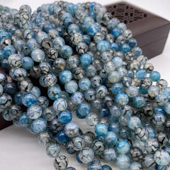 6mm Natural Stone Beads Jewelry Making DIY Bracelet Necklace