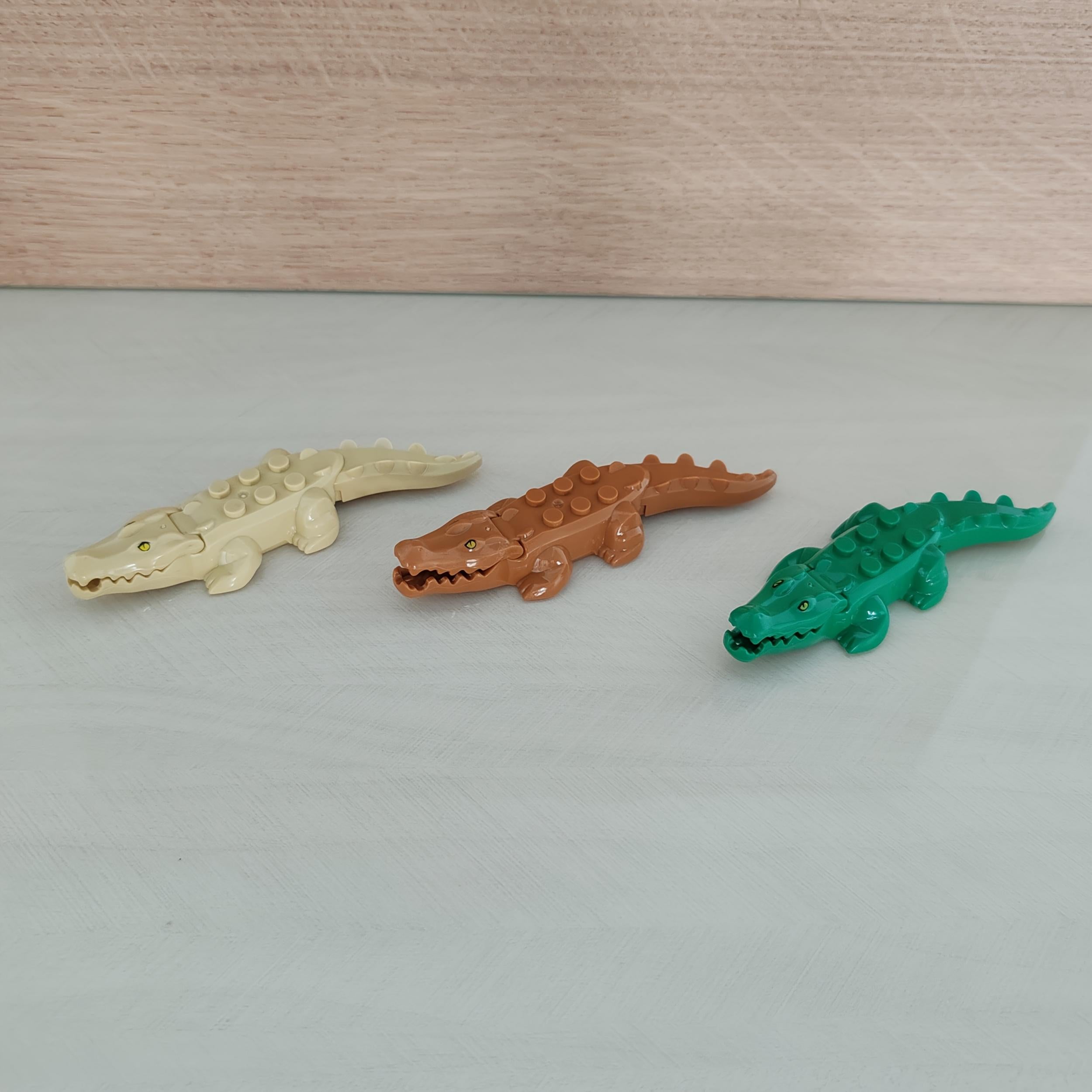 Crocodile Building Block Set - Animal Park Accessory