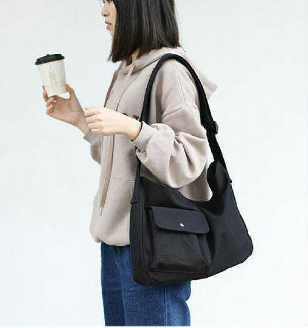 Women Canvas Handbags Messenger Bag Travel Crossbody Satchel