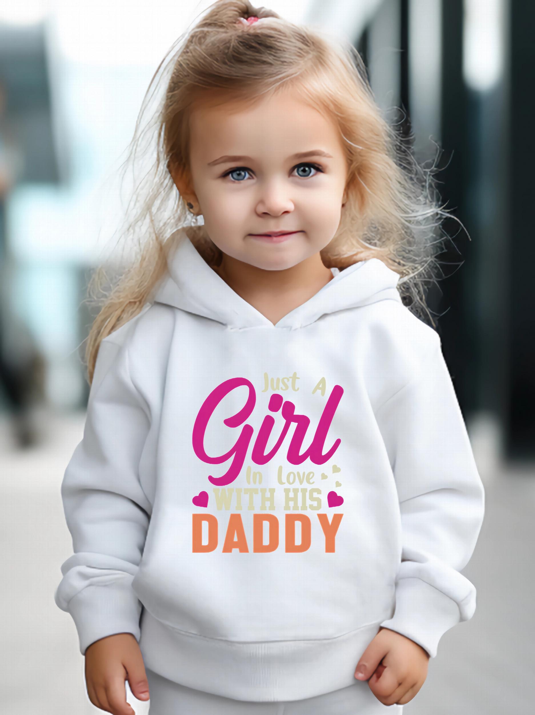 Girl & Dad Long Sleeve Hoodie Set with Sweatpants