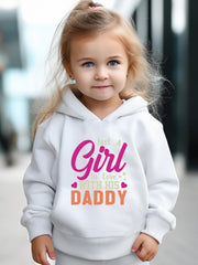 Girl & Dad Long Sleeve Hoodie Set with Sweatpants