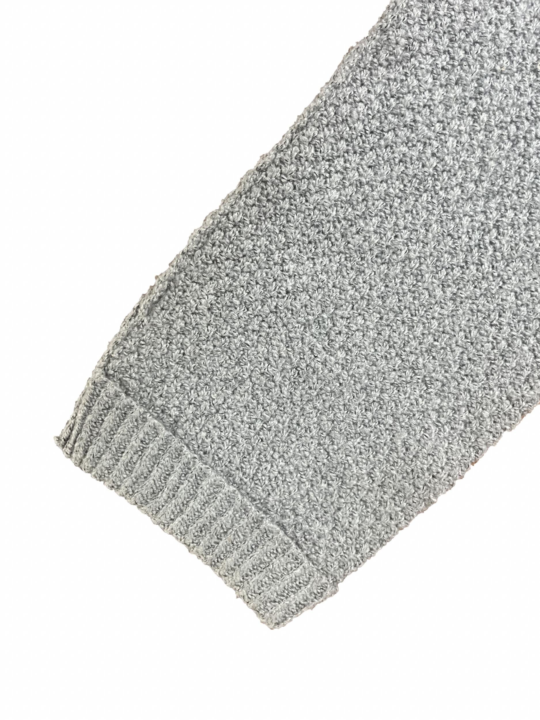 Solid Long Sleeve Open Front Knit Cardigan