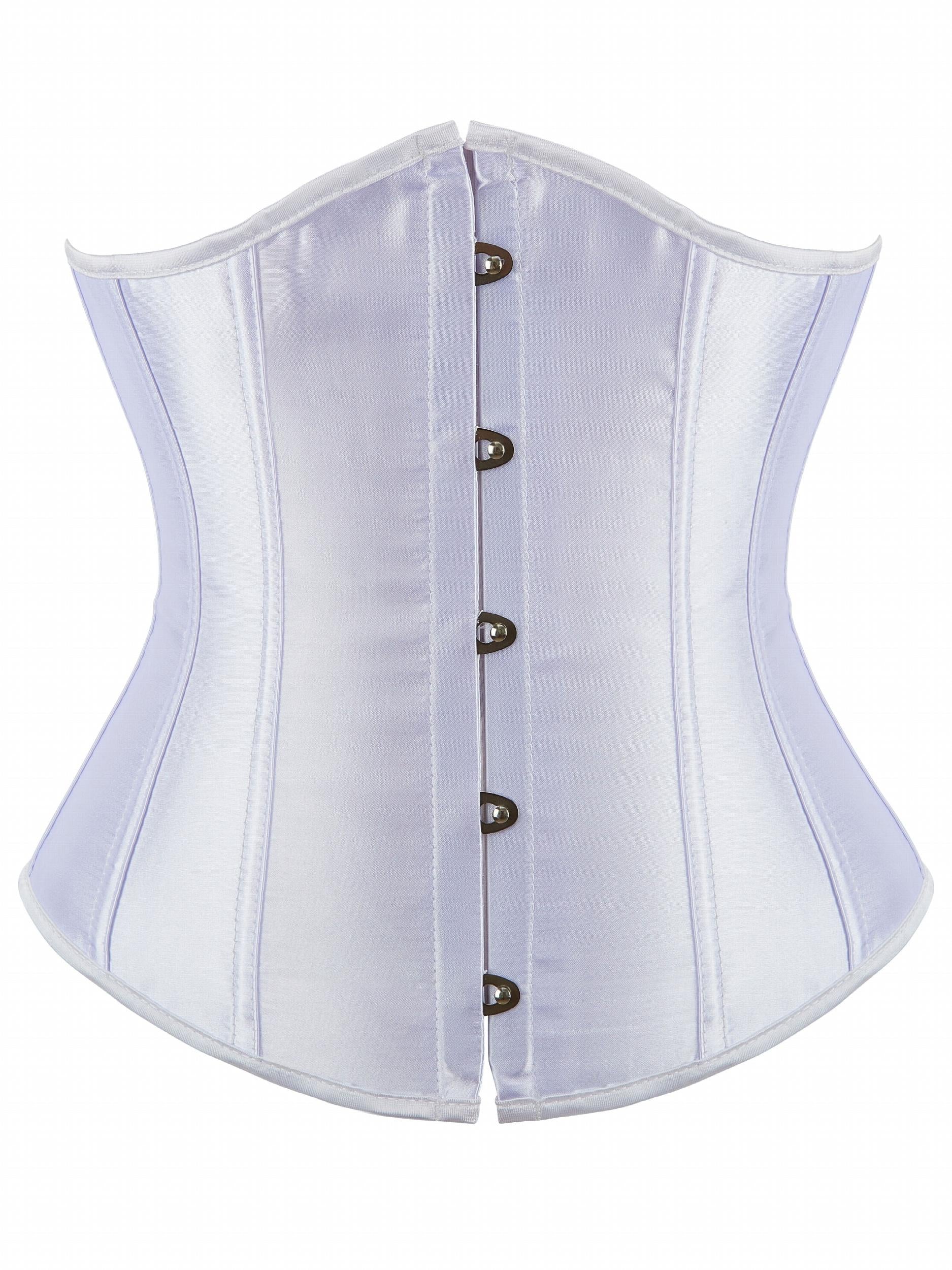 Strapless Corset Bustier Tummy Control Lace Up Slimmer Body Shaper