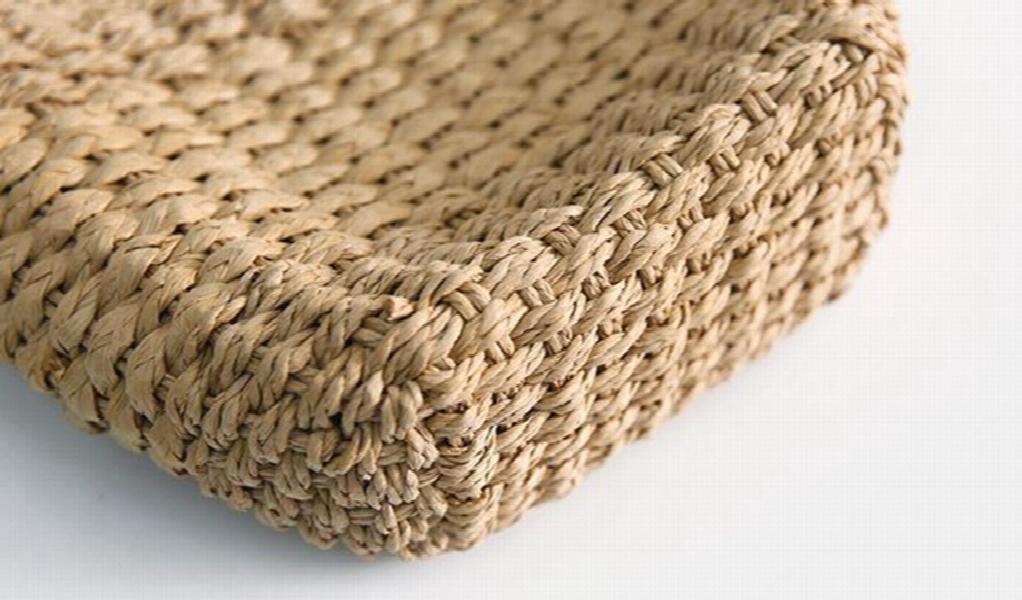 Paper Rope Handbag Shoulder Bag British Wind Women's Grass Weaving