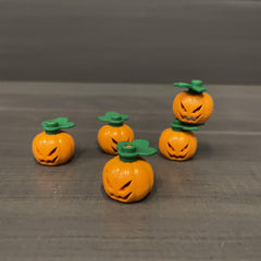 Halloween Pumpkin Building Blocks DIY Accessories Mixed Colors