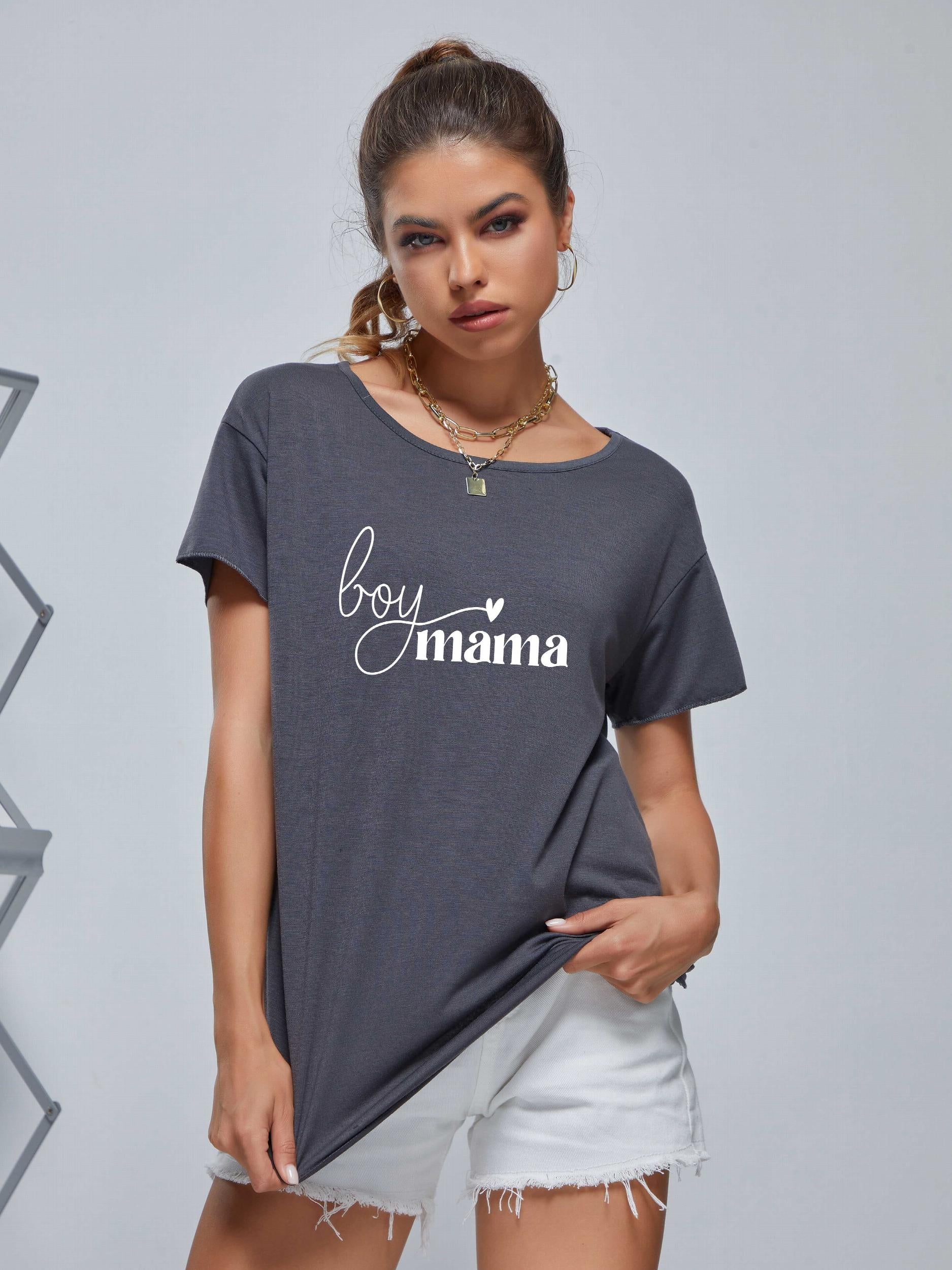 Graphic Casual Sports T-Shirt for Women