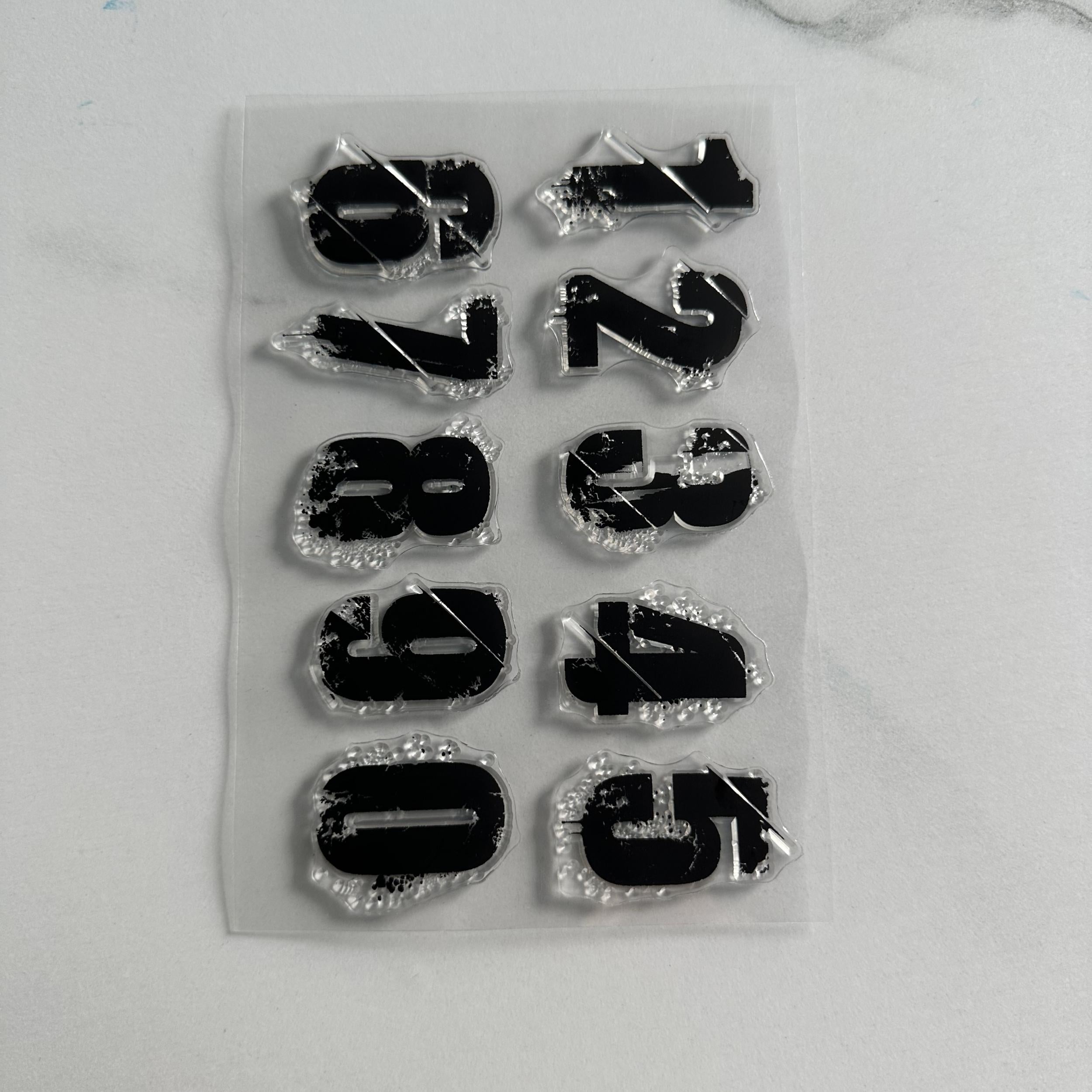 Silicone Retro Stamps Set for DIY Scrapbooking