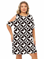 Cold Shoulder Tee Sleep Dress