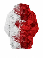 Men's Casual Block Pullover Hoodie with Kangaroo Pocket