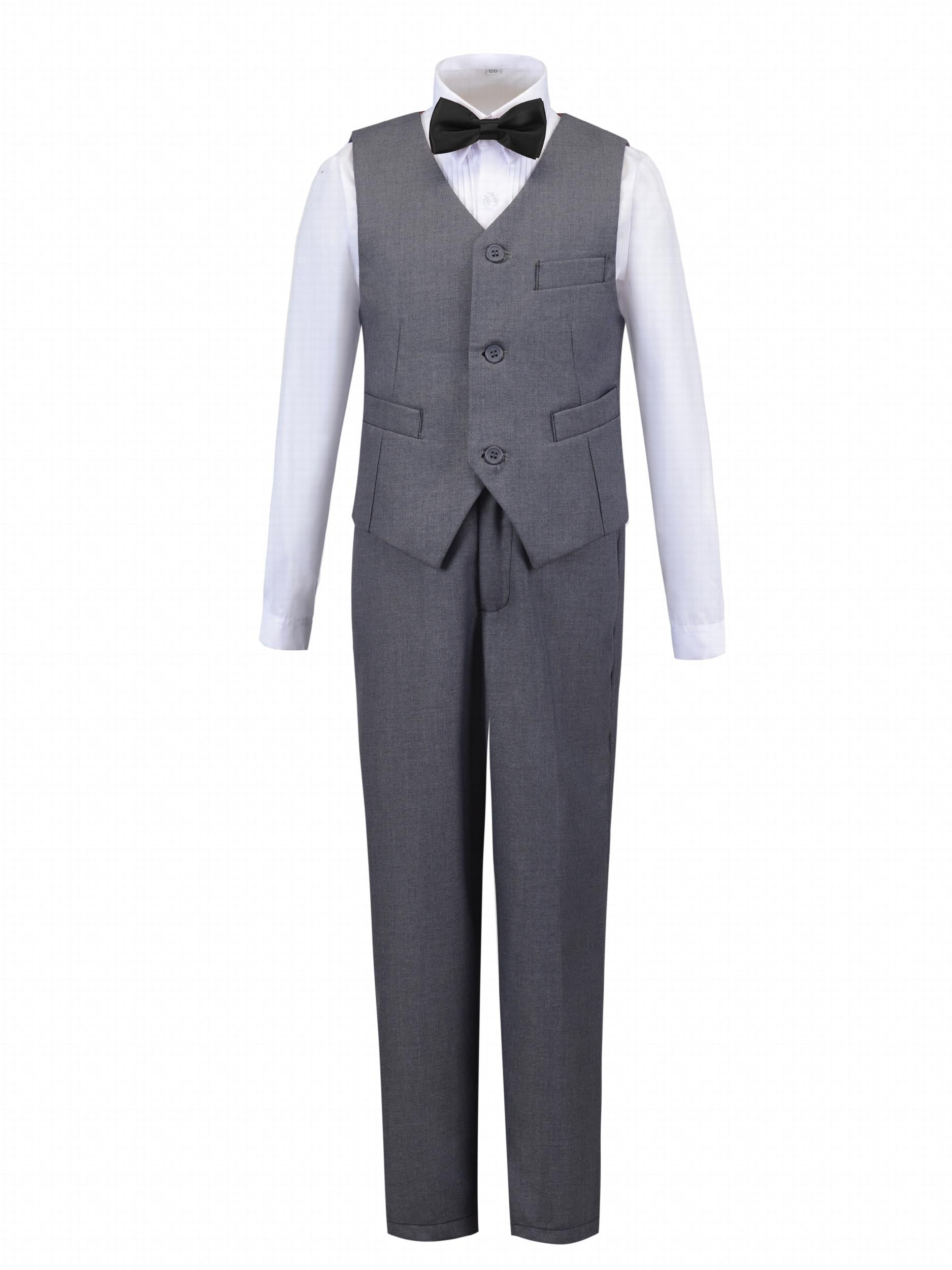 Boys Formal Gentleman Vest for Competition Wedding Banquet