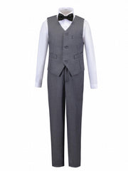 Boys Formal Gentleman Vest for Competition Wedding Banquet