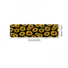 Sunflower Stair Treads Non Slip Carpet Mat Indoor Stair Runners Washable