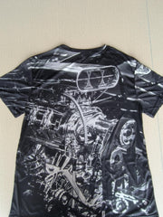 Men's 3D Motorcycle Graphic T shirt Casual Mid Stretch Breathable Tee