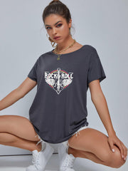 Rock Music Graphic Casual Sports Tank Top