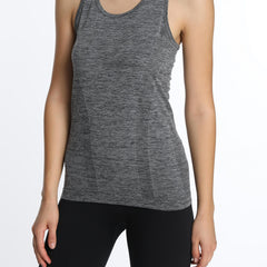 Women's Solid Crew Neck Tank Top for Summer