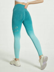 Gradient Yoga Pants High Stretch Leggings