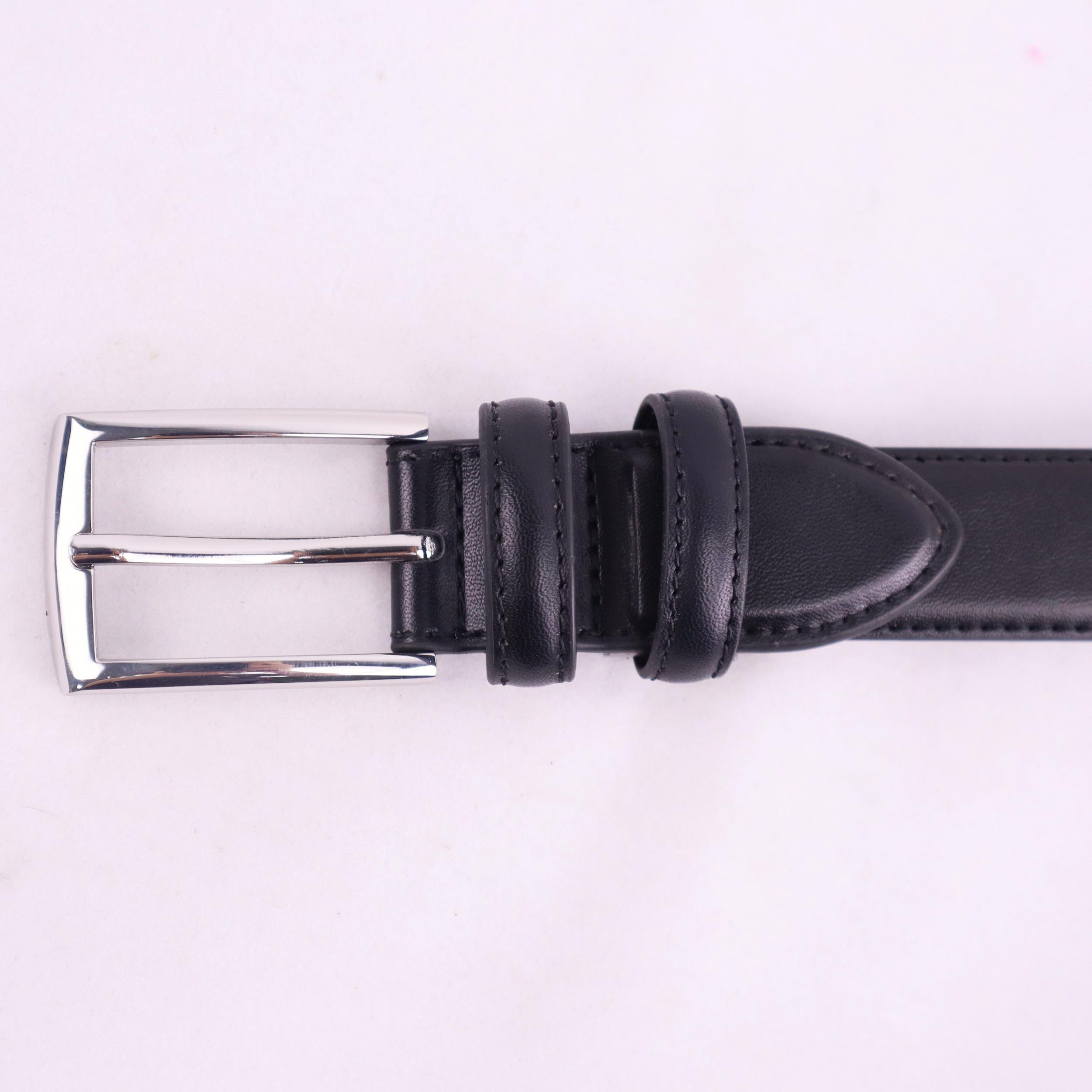 Square Buckle Leather Business Suit Belt Gift