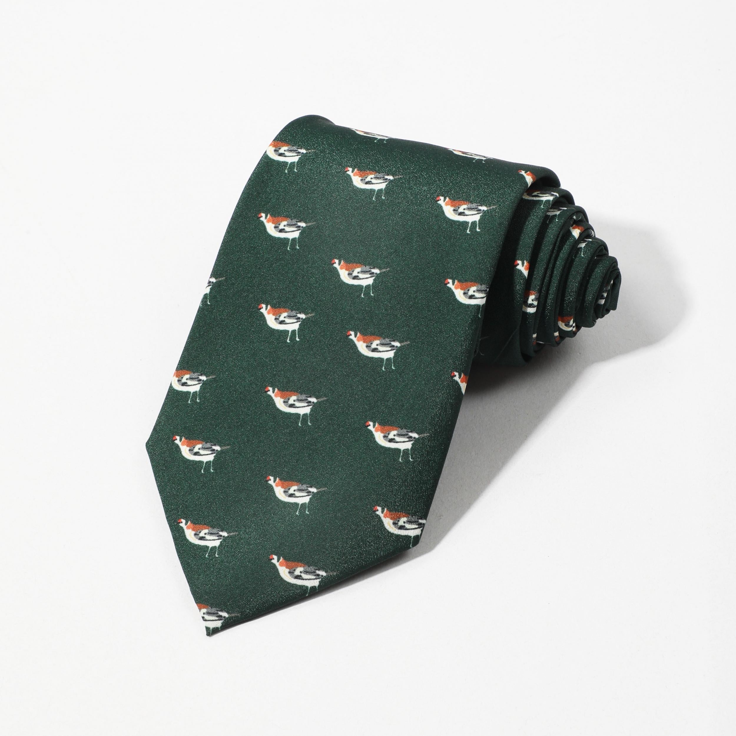 Men's Bird Pattern Tie For Party