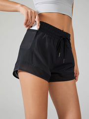 Women's High Waist Outdoor Sports Shorts Quick Drying Yoga Pants