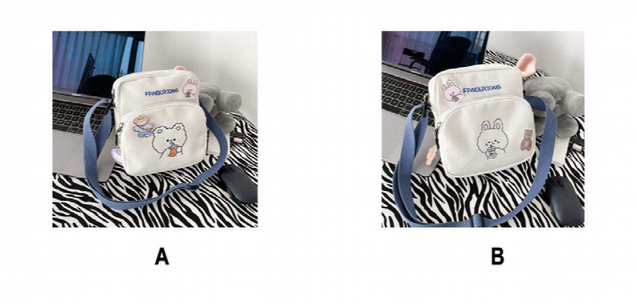 Solid Mini Straw Crossbody Bag for Women