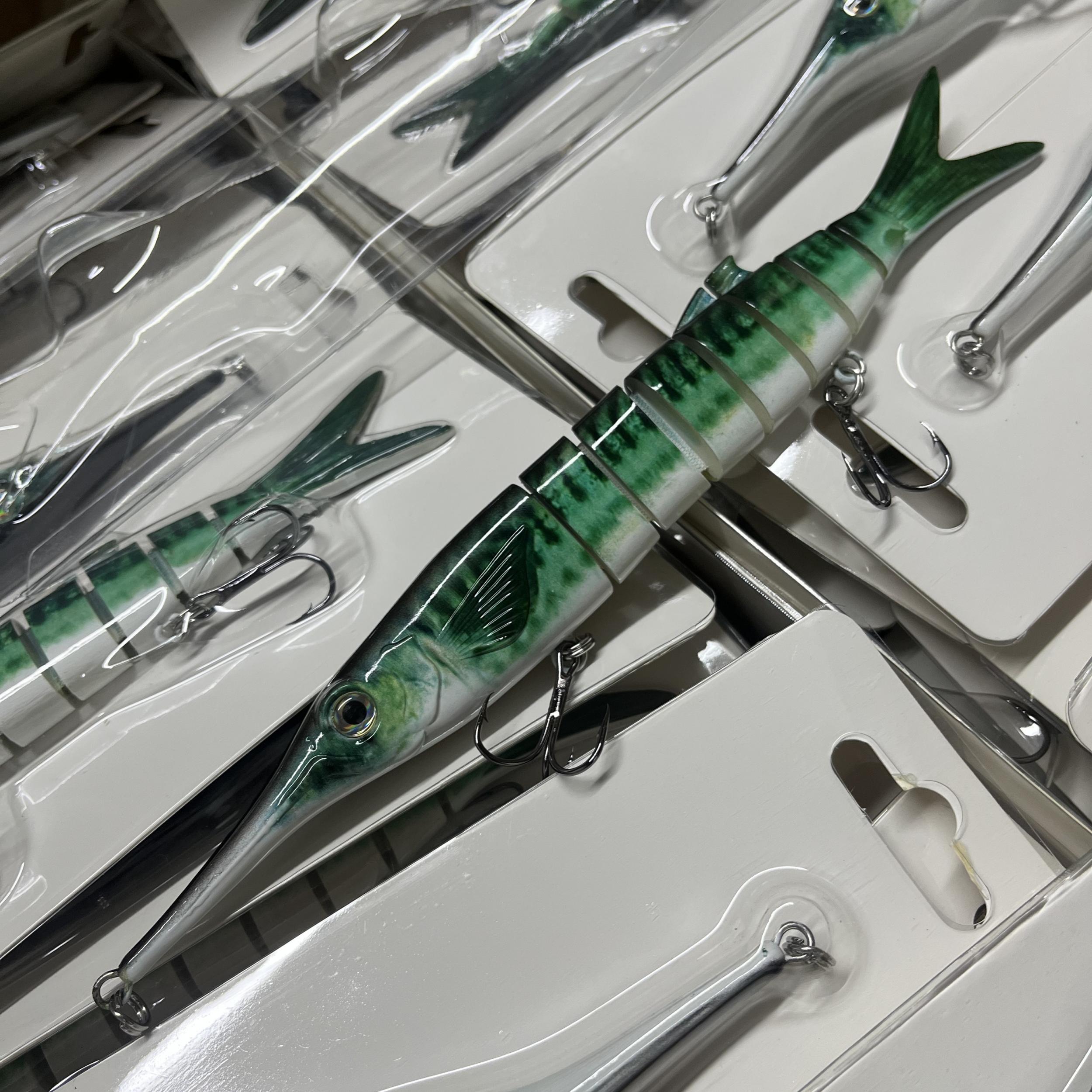 Realistic Fishing Lure High Plastic Bait for Bass Trout Various Species