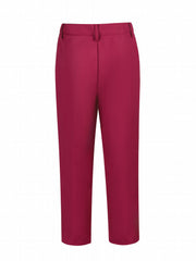 Boys Dress Pants Slim Fit Preppy Suit Pants with Pocket