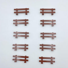 Wooden Fence Building Street View DIY Garden Decor Props Small Fence