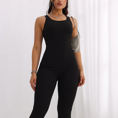Yoga Sleeveless Jumpsuit Slim Fit Sexy Bodysuit Women's Activewear